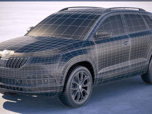 Skoda Karoq 2018 Modèle 3D