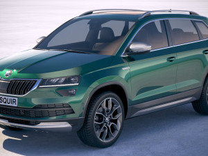 Skoda Karoq Scout 2019 3Dモデル