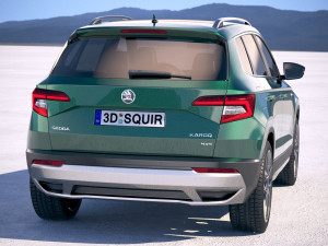 Skoda Karoq Scout 2019 3D 模型