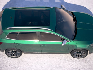 Skoda Karoq Scout 2019 3D 模型