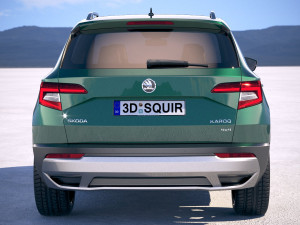 Skoda Karoq Scout 2019 3D 模型