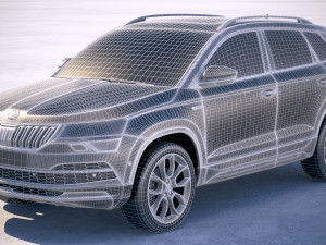 Skoda Karoq Scout 2019 3D 模型