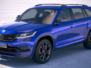 Skoda Kodiaq RS 2019 3D 모델