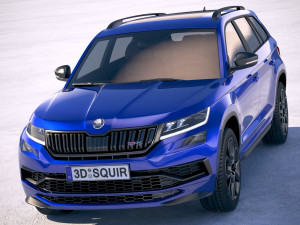 Skoda Kodiaq RS 2019 3D मॉडल