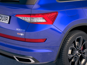 Skoda Kodiaq RS 2019 3D मॉडल
