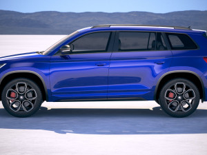 Skoda Kodiaq RS 2019 3D मॉडल
