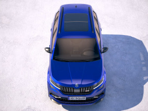Skoda Kodiaq RS 2019 3D मॉडल
