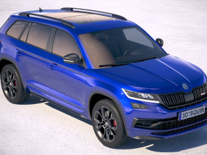 Skoda Kodiaq RS 2019 3D मॉडल