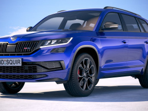 Skoda Kodiaq RS 2019 3D मॉडल