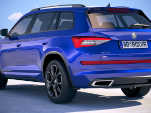 Skoda Kodiaq RS 2019 3D मॉडल