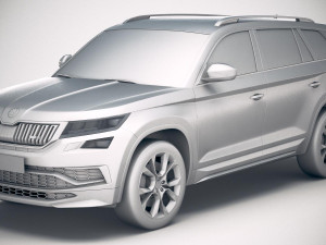 Skoda Kodiaq RS 2019 3D मॉडल