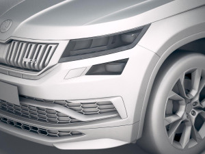 Skoda Kodiaq RS 2019 3D मॉडल