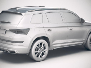 Skoda Kodiaq RS 2019 3D मॉडल