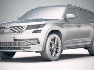 Skoda Kodiaq RS 2019 3D मॉडल