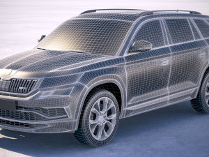 Skoda Kodiaq RS 2019 3D मॉडल