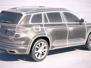 Skoda Kodiaq RS 2019 3D मॉडल