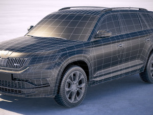 Skoda Kodiaq RS 2019 3D मॉडल