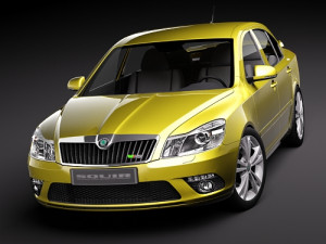 Skoda Octavia RS Sedan Modelo 3D