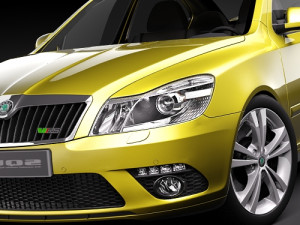 Skoda Octavia RS Sedan Modelo 3D
