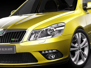 Skoda Octavia RS Sedan 3D Model