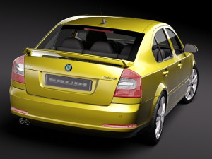 Skoda Octavia RS Sedan Modelo 3D