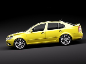 Skoda Octavia RS Sedan Modelo 3D