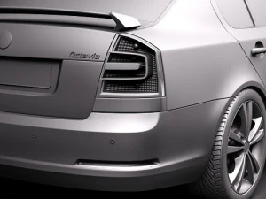Skoda Octavia RS Sedan 3D Model