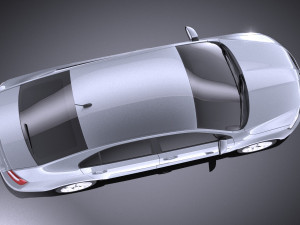 Skoda Rapid 2016 VRAY Model 3D