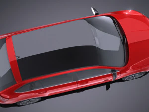 Skoda Rapid Spaceback 2018 3D Model
