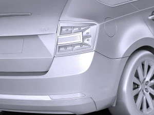 Skoda Rapid Spaceback 2018 3D Model