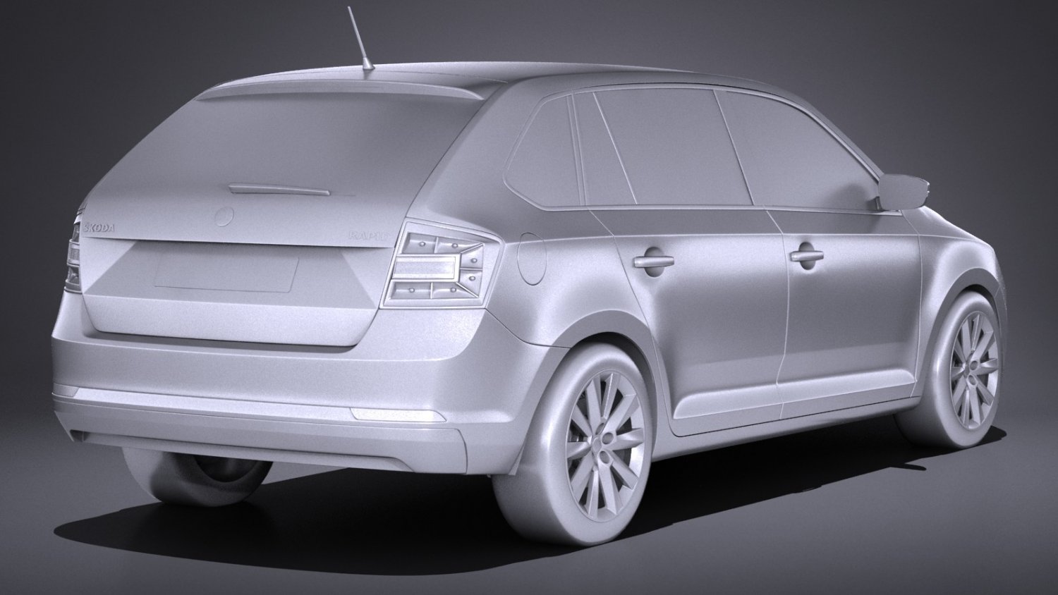 Skoda Rapid 3d