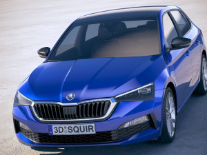 Skoda Scala 2019 3D-Modell