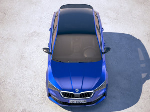 Skoda Scala 2019 3D-Modell