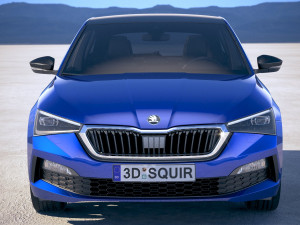 Skoda Scala 2019 3D-Modell