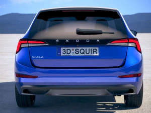 Skoda Scala 2019 3D Model