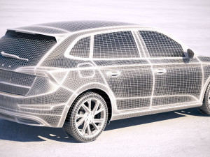 Skoda Scala 2019 3D-Modell