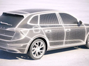 Skoda Scala 2019 3D Model