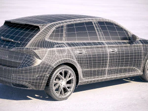 Skoda Scala 2019 3D Model
