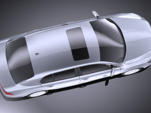 Skoda Superb Sedan 2014 vray 3D 모델