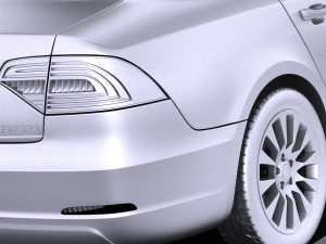 Skoda Superb Sedan 2014 vray 3D 모델