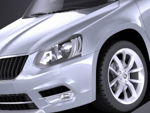 Skoda Yeti 2016 vray 3D-Modell