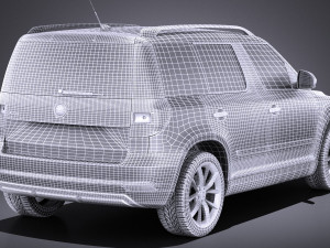 Skoda Yeti 2016 vray 3D-Modell