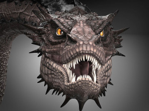 Smaug Hobbit Dragon Modelo 3D