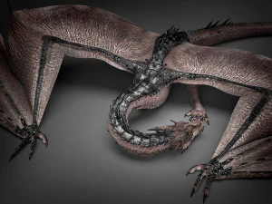Drag&oacute;n Hobbit Smaug Modelo 3D