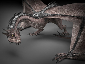 Smaug Hobbit Dragon Modelo 3D