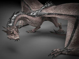 Drag&oacute;n Hobbit Smaug Modelo 3D