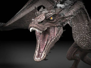 Drag&oacute;n Hobbit Smaug Modelo 3D