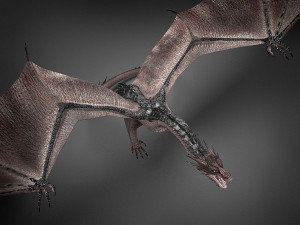 Smaug Hobbit Dragon Modelo 3D