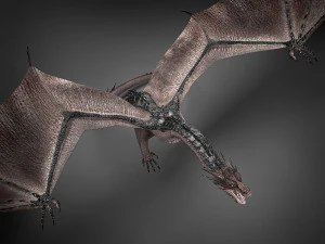 Drag&oacute;n Hobbit Smaug Modelo 3D