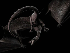 Drag&oacute;n Hobbit Smaug Modelo 3D